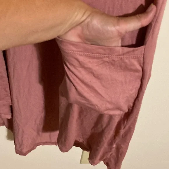 New Lovely Souls size M women’s Pink Open Front Cardigan - Picture 3 of 5